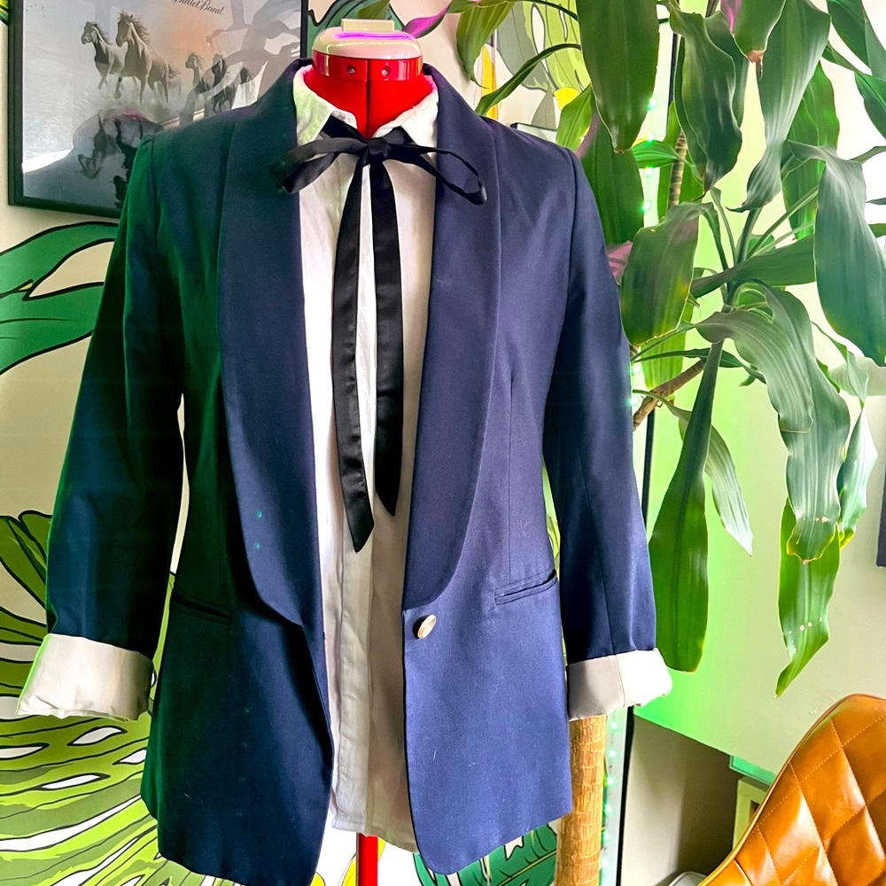 Wildfang Empower Tux Blazer in Navy
